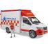 Bruder 02676 - Mercedes G3 Sprinter Ambulance with Driver and Light & Sound - Scale 1:16 New Item 2022
