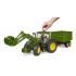 Bruder 03155 - John Deere 7R 350 Tractor with Frontloader and Tipping Trailer New 2023 - 1:16 Scale