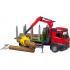 Bruder 03669 - Mercedes Benz Arcos Timber Truck with Loading Crane and 3 Trunks - New 2023 - Scale 1:16