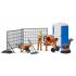 Bruder 62008 - bworld Construction Set with Mixer and Portable Toilette - Scale 1:16