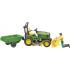 Bruder 62104 - John Deere X949 Lawn Mower Tractor With Trailer & Accessories - Scale 1:16