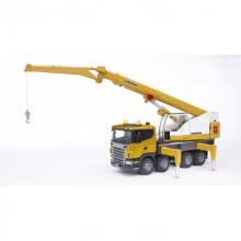 Bruder 03570 - SCANIA R-series Liebherr crane Truck with Light and Sound Module- Scale 1:16