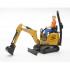 Bruder 62002 - bworld JCB Micro Excavator 8010 CTS and Man - Scale 1:16