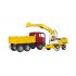 Bruder 02751 - MAN TGA Construction Dump Truck with Liebherr Excavator - Scale 1:16