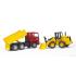 Bruder 02752 - MAN TGA Construction truck with articulated road loader FR130 - Scale 1:16