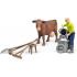 Bruder 62605 - Farming Set with Cow & Accessories