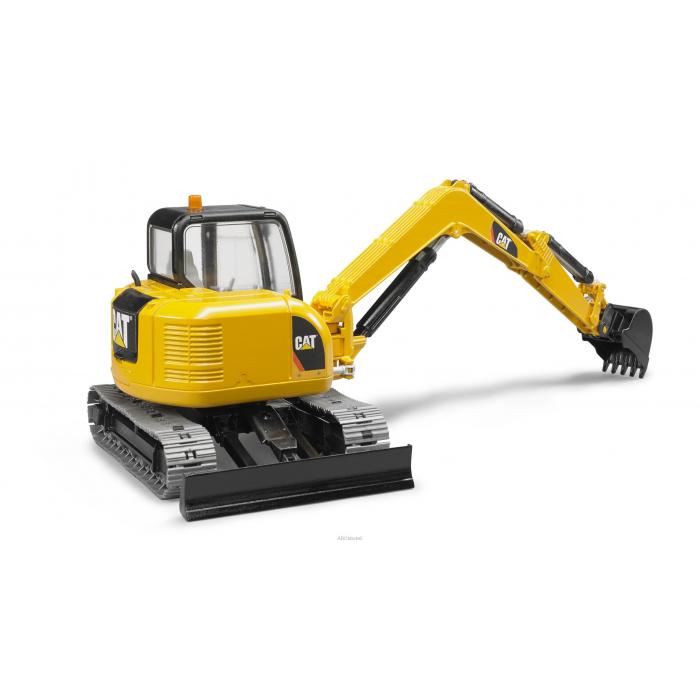 BRUDER Toys Cat Mini Excavator With Worker Vehicle 02467 for sale online 