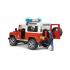 Bruder 02596 Land Rover Defender Station Wagon Fire Department with Fireman Scale 1:16