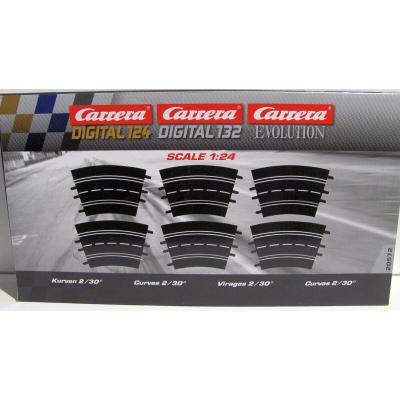 Carrera 20572 Digital Evolution1:32 Curve R2 30° 6 Pieces Track Pack