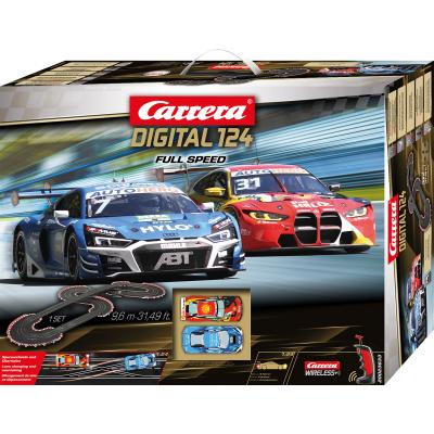 Carrera 23633 Digital 1:24 DTM Full Speed Wireless Slot Car Race Set BMW M4 vs Audi R8