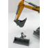 Conrad 2209/0 Liebherr R920 Compact Crawler Excavator with adjustable boom & two attachments - Scale 1:50