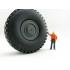 Conrad Load Series Liebherr T264 Mining Truck Tyre with Grey Rim Cover - Scale 1:50