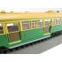 Cooee ELECTRIC POWERED W6 CLASS DIECAST MELBOURNE TRAM GREEN RATTLER NO 965 1:76