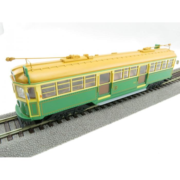 Cooee ELECTRIC POWERED W6 CLASS MELBOURNE TRAM GREEN RATTLER The Met NO 975 1:76 