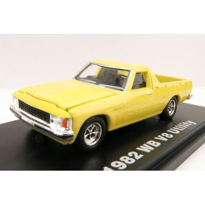 Road Ragers - 1982 Holden WB V8 Ute - Cameo Yellow - Scale 1:64