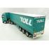 Road Ragers 75409 - Australian Toll Mercedes Actros 6x4 Prime Mover with Tautliner Trailer Toll - Scale 1:50