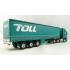 Road Ragers 75409 - Australian Toll Mercedes Actros 6x4 Prime Mover with Tautliner Trailer Toll - Scale 1:50