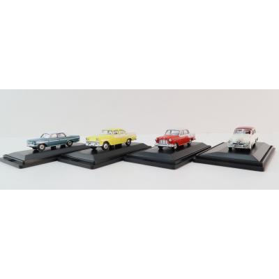 Road Ragers Australian Holden Set FB Sedan , FC Sedan, FJ Sedan & EH Sedan 1:87 