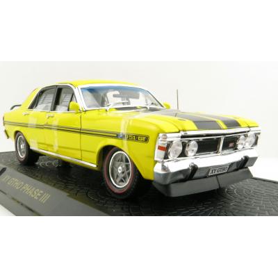 DDA Collectibles -  Ford Falcon XY GTHO Phase III 1971 - Yellow - Scale 1:24