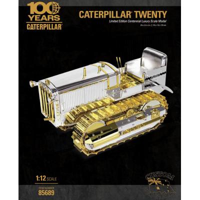 Diecast Masters 85689 Caterpillar Cat 1:12 Twenty Limited Edition Centennial 24ct Gold and Silver New Available Early 2025 - Scale 1:12