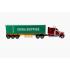 Diecast Masters 71045 - International LoneStar Truck red with Skel Trailer 40ft China Shipping Container - Scale 1:50