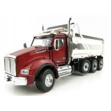 Diecast Masters 71059 - Kenworth T880 SBFA Dump Truck Radiant Red Chrome - Scale 1:50