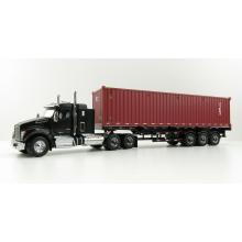 Diecast Masters 71060 - Kenworth T880 SFFA Black Truck with 40ft TEX Container trailer - Scale 1:50