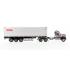 Diecast Masters 71064 - Western Star  4900 SF Day Cab Maroon with 40ft Sea Container OOCL  - Scale 1:50