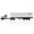 Diecast Masters 71064 - Western Star  4900 SF Day Cab Maroon with 40ft Sea Container OOCL  - Scale 1:50
