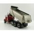 Diecast Masters 71067 - Western Star 4900 SF Dump Truck Red Matte Silver - Scale 1:50