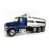 Diecast Masters 71073 - Peterbilt 567 Dump Truck Blue with Chromed Dump Body  - Scale 1:50