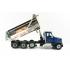 Diecast Masters 71073 - Peterbilt 567 Dump Truck Blue with Chromed Dump Body  - Scale 1:50