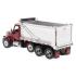 Diecast Masters 71077 - Peterbilt 579 Metallic Red Dump Truck OX Stampede - Scale 1:50