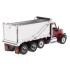 Diecast Masters 71077 - Peterbilt 579 Metallic Red Dump Truck OX Stampede - Scale 1:50