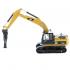 Diecast Masters 85652 - CAT Caterpillar 320D L Hydraulic Excavator with Multiple Work Tools  - Scale 1:87