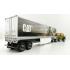 Diecast Masters 85666 - Caterpillar CAT CT660 On-Highway Truck with CAT Mural Trailer - Scale 1:50