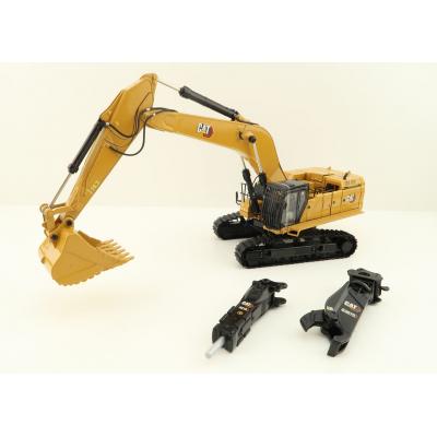 Diecast Masters 85709 - Caterpillar CAT 395 GP Large Hydraulic Excavator & 2 Work Tools - Scale 1:50 