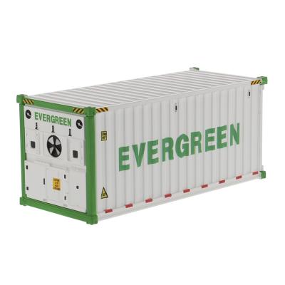 Diecast Masters 91026A - 20 ft Refrigerated Shipping Container EverGreen - Scale 1:50 
