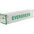 Diecast Masters 91028A - 40 ft Refrigerated Shipping Container EverGreen - Scale 1:50