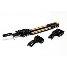 Diecast Masters 91033 - US XL 120 Low Loader HDG Trailer Outrigger Style with 2 Boosters and Jeep - Scale 1:50