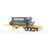 Drake ZT09249 AUSTRALIAN O’Phee BoxLoader Side Loading Trailer with Container - Yellow - Scale 1:50