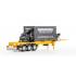 Drake ZT09249 AUSTRALIAN O’Phee BoxLoader Side Loading Trailer with Container - Yellow - Scale 1:50