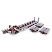 Drake ZT09243AB Drake 7x8 2x8 Steerable Trailer with 2x8 3x8 Deck Clip Set Patlin - Scale 1:50