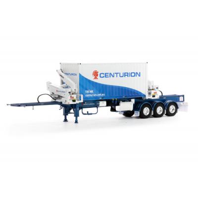Drake ZT09286 AUSTRALIAN O’Phee BoxLoader Side Loading Trailer with Container - Centurion - Scale 1:50