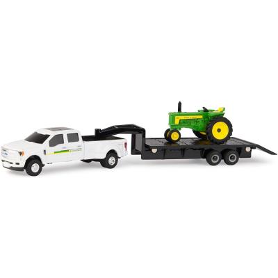 Ertl 45651 - Ford F350 Ute Truck with John Deere Tractor 530 and Trailer  - Scale 1:64