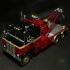 First Gear 18-4277 1953 Kenworth Bullnose Wrecker 30th Anniversary Black, Red & Gold - Scale 1:34