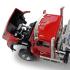 First Gear 50-3455 Kenworth T880 6x4 Viper Red with Silver East Genesis End Dump Trailer Scale 1:50