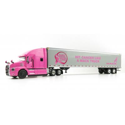 First Gear 59-3423 Mack Anthem Sleeper Truck The Pink Laby with 53' Trailer - Scale 1:50