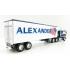 First Gear 60-0846 Kenworth K100 COE Truck and 40' Vintage Reefer Trailer Alexander Trucking - Scale 1:64