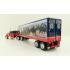 First Gear 60-1205 Kenworth W900A Sleeper 6x4 Truck with 40 FT Vintage Trailer - John Wayne: Courage - Scale 1:64